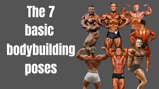 The 7 basic bodybuilding poses [upl. by Watkin]