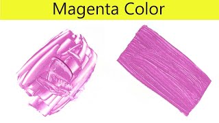 Magenta Color  How To Make Magenta Color  Color Mixing [upl. by Anetta]