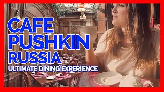 Cafe Pushkin Restaurant Russia Ultimate Dining Experience  Food Review [upl. by Nifares]