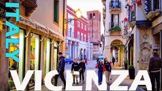 🇮🇹Italy does not stop to amaze walking in VICENZA on January 2023 4K Part 1 [upl. by Anaitat]