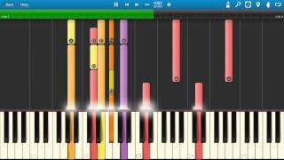 Dances With Wolves  Theme Song  John Barry soundtrack  Piano Tutorial  Synthesia [upl. by Yeliac279]