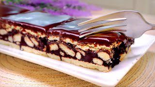 Torta al cioccolato in 5 minuti Cucino tutti i giorni Niente cottura niente gelatina ASMR [upl. by Nomzzaj]