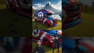 A campervan with a superhero design 🔥ALL MARVEL amp DC marveldc spiderman [upl. by Chansoo]