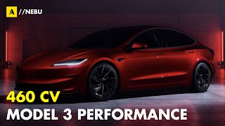 Nuova Tesla Model 3 PERFORMANCE  Laeroplano HIGHLAND ha 460 CV Da 55990 euro [upl. by Naitsirc]