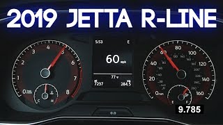 Jetta RLine 060 MPH Sport Mode Normal Mode and Eco Mode [upl. by Concha462]