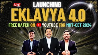 Launching EKLAVYA 40 for FREE MHTCET 2024 PCM BATCH तैयारी जीत की   mhtcet2024  Dinesh Sir [upl. by Newell]