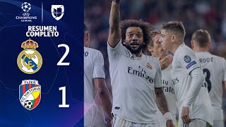 Real Madrid 21 Viktoria Plzen  GOLES Y RESUMEN COMPLETO  Grupo G UEFA Champions League [upl. by Fortune719]