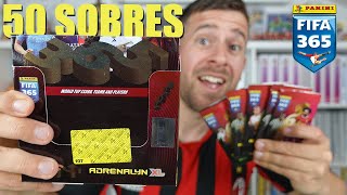 UNBOXING CAJA COMPLETA 50 SOBRES ADRENALYN XL 2024 FIFA 365 [upl. by Gunnar]