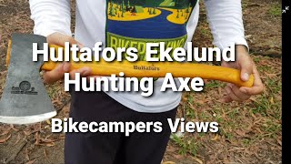 Hultafors Ekelund Hunting Axe Bikecampers Views [upl. by Resarf]