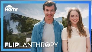 HGTV FLIPLANTHROPY PILOT  Exclusive First Look [upl. by Isborne106]