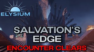 Elysium Salvations Edge Day 1 Encounter Clears 7th [upl. by Llener]