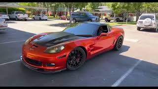 Supercharged Z51ZR1 wide body C6 Corvette [upl. by Anuahsed158]