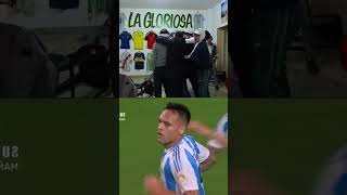 REACCIÓN AL GOL DE ARGENTINA VS COLOMBIA futbol ARGENTINA colombiavirallagloriosa7 copaamerica [upl. by Hallsy600]