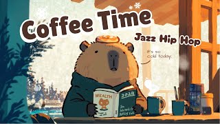 Coffee Time ❄️Lofi Jazz HipHop quotDoes the world slow down when you read and sip coffee in the snowquot [upl. by Ahseia]