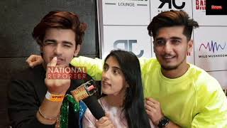 Bhavin Bhanushali Vishal Pandey and Sameeksha Sud Full Exclusive Interview At Badnaam Song Launch [upl. by Oilasor]