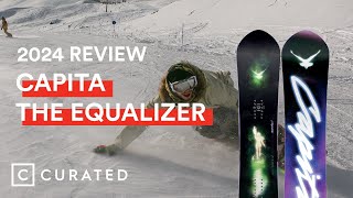 2024 CAPiTA The Equalizer Snowboard Review  Curated [upl. by Nedloh67]