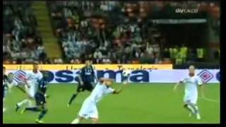 4a Giornata INTER  BARI 4  0 Highlights Sky sport 201011 [upl. by Lore]