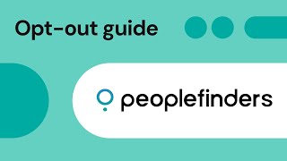 PeopleFinderscom Opt Out amp Remove Your Info 2024 [upl. by Owain]