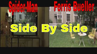 SpiderMan Homecoming Ferris Bueller Side By Side Comparison [upl. by Lateh627]