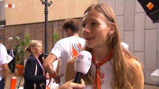 Femke Bol • mini interview Dutch TV 🇳🇱 Part 2 • English cc [upl. by Orv30]