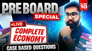 Case Based Questions🔥 PreBOARD Special LIVE  Class 10th Economics  202425  GAUTAM LAKHANI [upl. by Tnomad]