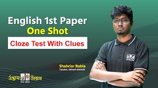 Cloze Test With Clues  One Shot English  ইংরেজি ১ম পত্র  HSC English 1st Paper  UdvashUnmesh [upl. by Tildi690]