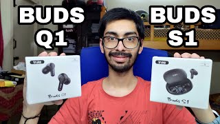 Truke Buds Q1 VS Buds S1 Comparision Review  Best Gaming TWS earbuds under 1500 rs [upl. by Ylrehc]