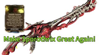 This Augment makes Sporothrix OVERPOWERED Volatile Varient Demonstration  Warframe [upl. by Anirrak]