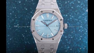 Audemars Piguet Royal Oak 15550ST Ice Blue Dial [upl. by Lotus]