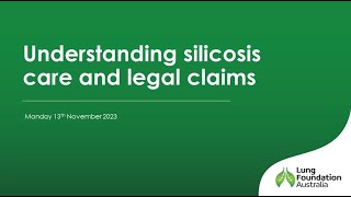 Understanding silicosis care and legal claims [upl. by Katsuyama325]