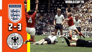 west germany vs england 3  2 Quarter finals world cup 70 [upl. by Irat]