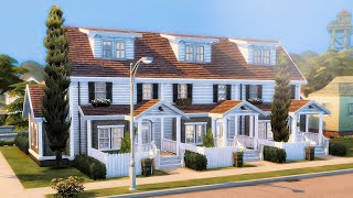 Townhouses For Rent  The Sims 4 Speed Build [upl. by Rebak]