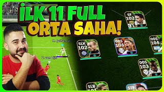 FULL ORTA SAHALI KADRO KURDUM KAZANAMAZSAM 2x 97 POTW ve EPIC SİLERİM eFootball Mobile 2024 [upl. by Atirehgram693]