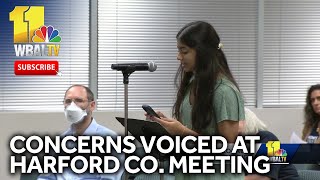 Concerns voiced at Harford County school board meeting [upl. by Ardnael]