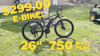 29900 Ancheer 26quot 750 watt Ebike [upl. by Geraldina423]