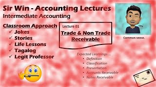 Lecture 01 Trade and Non Trade Receivable Receivables Accounting Intermediate Accounting [upl. by Thorvald]