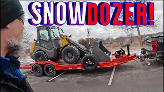 Maybe the ULTIMATE snowplow Loader 4K [upl. by Ahseniuq]