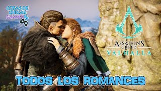 TODOS LOS ROMANCES DE ASSASSINS CREED VALHALLA ALL ROMANCES SCENES [upl. by Kaczer892]