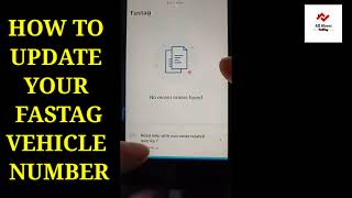 NEW UPDATE 👉 How To Change Or Update Fastag Vehicle Number fastag nhai highway [upl. by Aubrey]