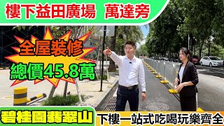 大亞灣二手筍盤來襲  碧桂園翡翠山百萬大盤  樓下益田廣場  總價458萬全屋定制家具家電  擰包入住  網紅酒吧 吃喝玩樂一條街  臨深樓盤 惠州房產 深圳樓盤 大灣區樓盤 [upl. by Flavius]