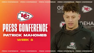 Patrick Mahomes quotWe just didnt executequot  Press Conference Week 8 [upl. by Haelak]