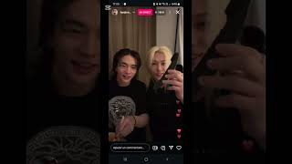 Hyunjins live with Felix and Jisung kpop straykids stay skz youmakestraykidsstay [upl. by Rodney]