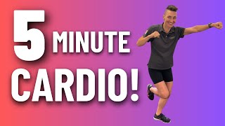 Cardio Workout Fast 5Minute Routine Ages 55 [upl. by Balch256]