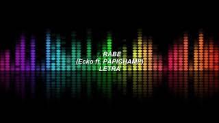 PAPICHAMP Ft ECKO  ARABE  LETRA [upl. by Akineg]