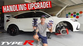 My New FL5 Honda Civic TypeR Gets A Handling Upgrade [upl. by Uel]