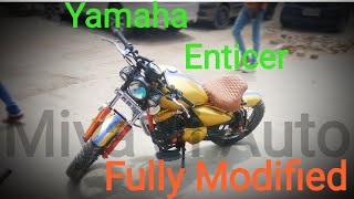 Yamaha Enticer fully Modified  Miya Ji Auto [upl. by Salazar236]