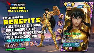 MLBB CHOU SKIN SCRIPT LIBRA SHIRYU SAINT SEIYA NO PASSWORD Mediafire l Full Sound amp Voice Effect [upl. by Hesther912]