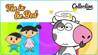 Ten In The Bed  Nursery Rhymes Collection  Nursery Rhymes for Kids by Luke amp Mary [upl. by Swehttam]