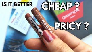 PENTEL Oil Pastels VS CARAN DACHE NEOPASTEL Review  Which works better [upl. by Ammadis]