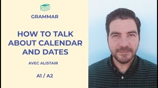 Calendar and Dates  Calendrier et Dates  Apprendre Anglais Débutants  Replay Webinaire [upl. by Eulalia]